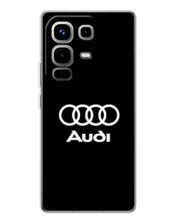 Чехол для Infinix Note 50 с картинкой «Классическое лого Audi»