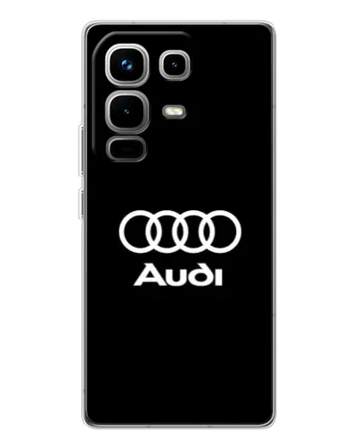 Чехол для Infinix Note 50 с картинкой «Классическое лого Audi»