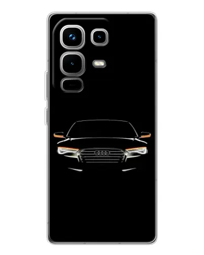 Чехол для Infinix Note 50 с картинкой «Audi — ночной контур»