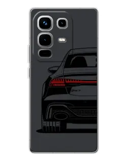 Чехол для Infinix Note 50 с картинкой «Задняя часть Audi — арт»