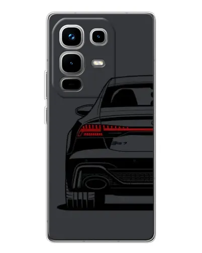 Чехол для Infinix Note 50 с картинкой «Задняя часть Audi — арт»