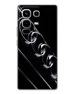 Чехол для Infinix Note 50 с картинкой «Audi — абстрактные кольца»