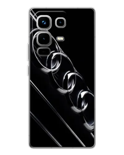 Чехол для Infinix Note 50 с картинкой «Audi — абстрактные кольца»
