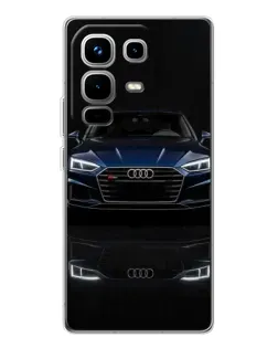 Чехол для Infinix Note 50 с картинкой «Audi — ночное отражение»