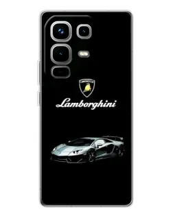 Чехол для Infinix Note 50 с картинкой «Логотип Lamborghini классика»