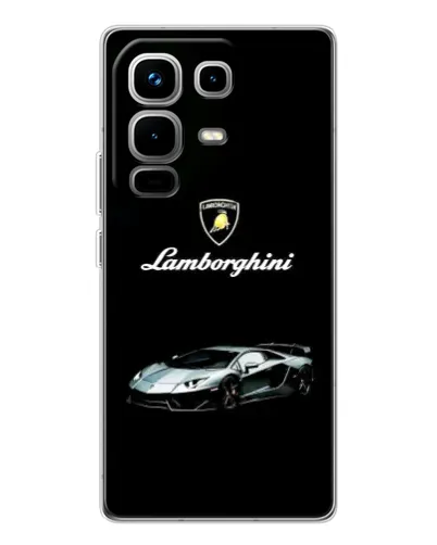 Чехол для Infinix Note 50 с картинкой «Логотип Lamborghini классика»