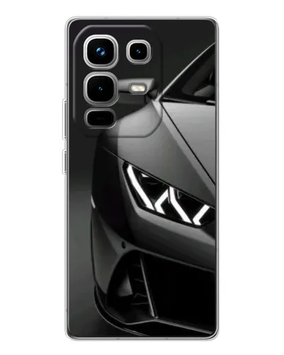 Чехол для Infinix Note 50 с картинкой «Lamborghini фары детализация»