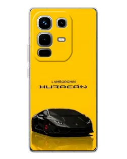 Чехол для Infinix Note 50 с картинкой «Lamborghini Huracan черный»