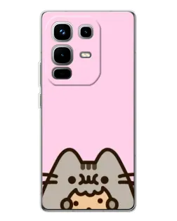 Чехол для Infinix Note 50 с картинкой «Pusheen и печенье» Чехол для Infinix Note 50 с картинкой «Pusheen и печенье»