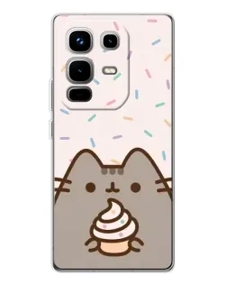 Чехол для Infinix Note 50 с картинкой «Пушин с кексом» Чехол для Infinix Note 50 с картинкой «Пушин с кексом»
