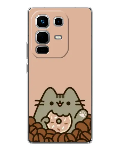 Чехол для Infinix Note 50 с картинкой «Кофейный Пушин»