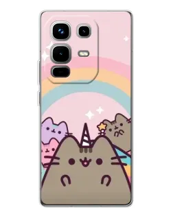 Чехол для Infinix Note 50 с картинкой «Единорог Pusheen» Чехол для Infinix Note 50 с картинкой «Единорог Pusheen»
