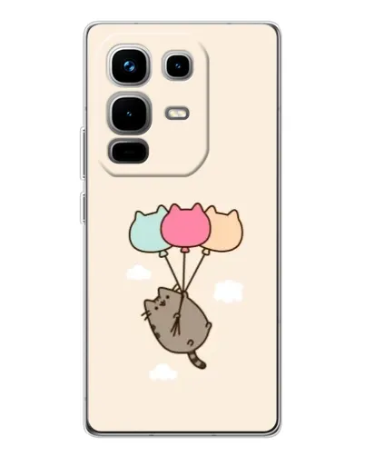 Чехол для Infinix Note 50 с картинкой «Пушин на шариках»