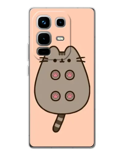 Чехол для Infinix Note 50 с картинкой «Пушин пузиком кверху»