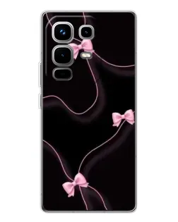 Чехол для Infinix Note 50 с картинкой «Розовые ленты»