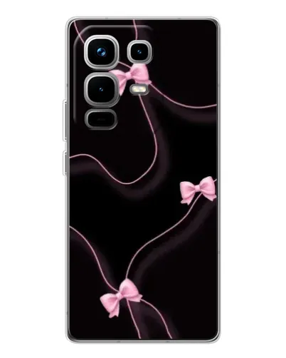 Чехол для Infinix Note 50 с картинкой «Розовые ленты»