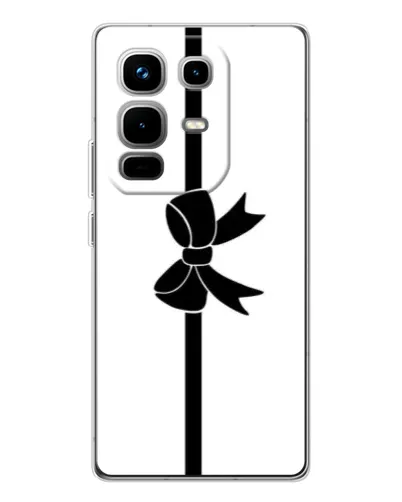 Чехол для Infinix Note 50 с картинкой «Вертикальный бант»