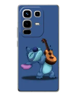 Чехол для Infinix Note 50 с картинкой «Стич с укулеле»