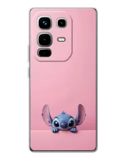 Чехол для Infinix Note 50 с картинкой «Stitch выглядывает»