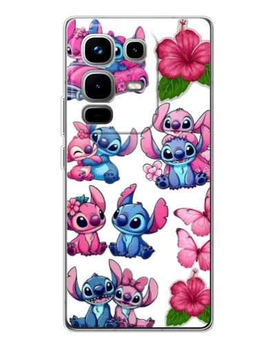 Чехол для Infinix Note 50 с картинкой «Стикеры Stitch и Angel» Чехол для Infinix Note 50 с картинкой «Стикеры Stitch и Angel»