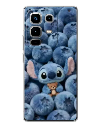 Чехол для Infinix Note 50 с картинкой «Стич и голубика» Чехол для Infinix Note 50 с картинкой «Стич и голубика»