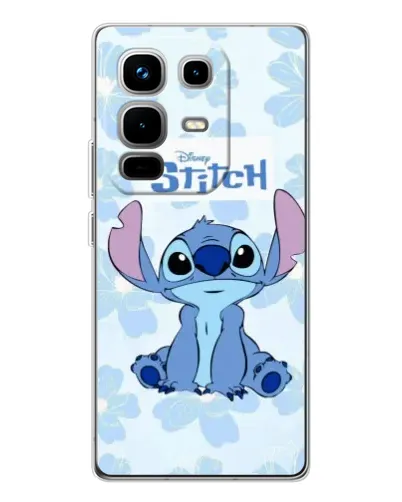 Чехол для Infinix Note 50 с картинкой «Stitch среди цветов» Чехол для Infinix Note 50 с картинкой «Stitch среди цветов»