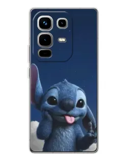 Чехол для Infinix Note 50 с картинкой «Стич в облаках»