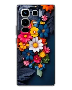Чехол для Infinix Note 50 с картинкой «Цветочная феерия»