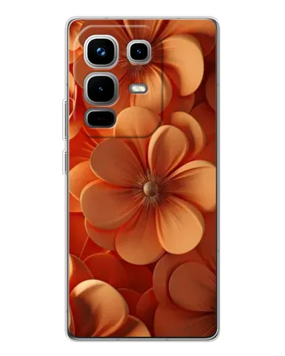Чехол для Infinix Note 50 с картинкой «Оранжевый макро цветок» Чехол для Infinix Note 50 с картинкой «Оранжевый макро цветок»
