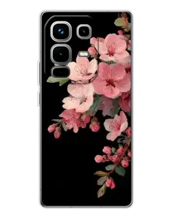 Чехол для Infinix Note 50 с картинкой «Розовая ветка сакуры»