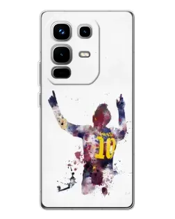 Чохол для Infinix Note 50 з картинкою «Акварельний Мессі Барселона» Чохол для Infinix Note 50 з картинкою «Акварельний Мессі Барселона»