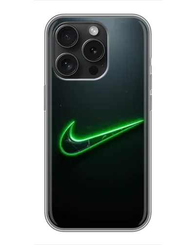 Чехол для Infinix Note 60 Pro с картинкой «Неоновый контур Nike»