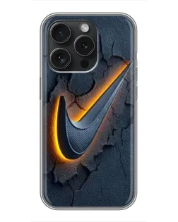 Чехол для Infinix Note 60 Pro с картинкой «Объемный логотип Найк»