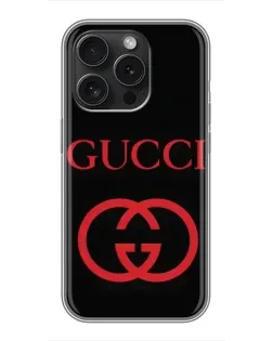 Чехол для Infinix Note 60 Pro с картинкой «Gucci — красный логотип»