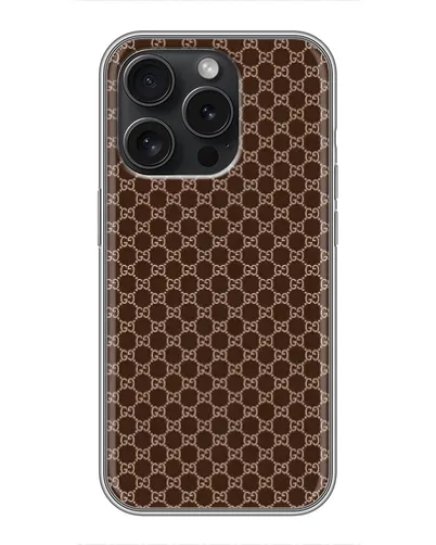 Чохол для Infinix Note 60 Pro з картинкою «Gucci — шоколадна сітка» Чохол для Infinix Note 60 Pro з картинкою «Gucci — шоколадна сітка»