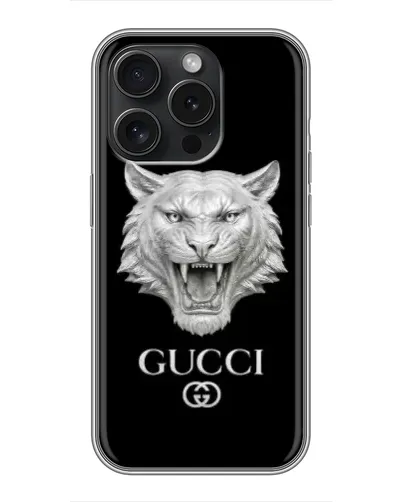 Чохол для Infinix Note 60 Pro з картинкою «Gucci — срібний лев» Чохол для Infinix Note 60 Pro з картинкою «Gucci — срібний лев»