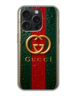 Чохол для Infinix Note 60 Pro з картинкою «Gucci — фірмова смуга та золото» Чохол для Infinix Note 60 Pro з картинкою «Gucci — фірмова смуга та золото»