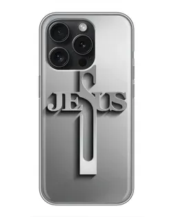 Чехол для Infinix Note 60 Pro с картинкой «Металлический крест Jesus» Чехол для Infinix Note 60 Pro с картинкой «Металлический крест Jesus»