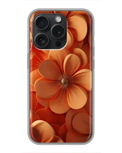 Чехол для Infinix Note 60 Pro с картинкой «Оранжевый макро цветок»