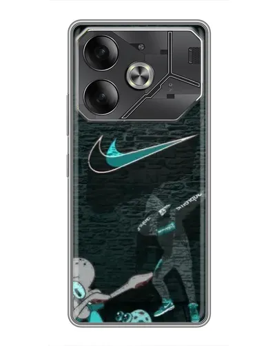 Чехол для Infinix Note 60 Ultra с картинкой «Спортивный арт Nike» Чехол для Infinix Note 60 Ultra с картинкой «Спортивный арт Nike»