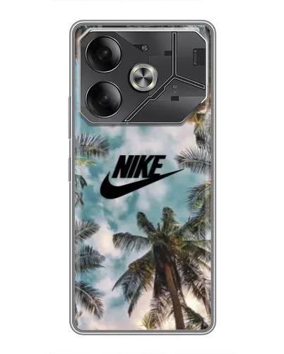 Чехол для Infinix Note 60 Ultra с картинкой «Тропический принт Nike» Чехол для Infinix Note 60 Ultra с картинкой «Тропический принт Nike»