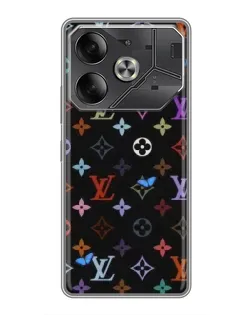 Чохол для Infinix Note 60 Ultra з картинкою «Кольорова монограма LV»