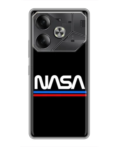 Чохол для Infinix Note 60 Ultra з картинкою «NASA — класика Red Blue» Чохол для Infinix Note 60 Ultra з картинкою «NASA — класика Red Blue»