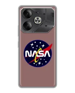 Чохол для Infinix Note 60 Ultra з картинкою «NASA — ретро космос»