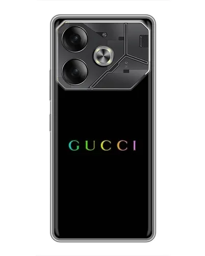 Чехол для Infinix Note 60 Ultra с картинкой «Gucci — неоновый минимализм» Чехол для Infinix Note 60 Ultra с картинкой «Gucci — неоновый минимализм»