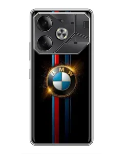 Чохол для Infinix Note 60 Ultra з картинкою «BMW M-Power неон»