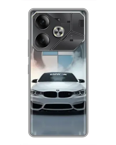 Чехол для Infinix Note 60 Ultra с картинкой «BMW в белом дыму» Чехол для Infinix Note 60 Ultra с картинкой «BMW в белом дыму»