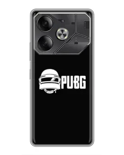 Чехол для Infinix Note 60 Ultra с картинкой «PUBG — классический лого»