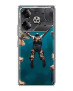 Чехол для Infinix Note 60 Ultra с картинкой «PUBG — свободное падение»