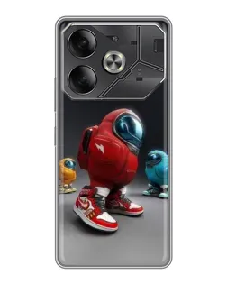 Чохол для Infinix Note 60 Ultra з картинкою «Among Us — 3D стиль»